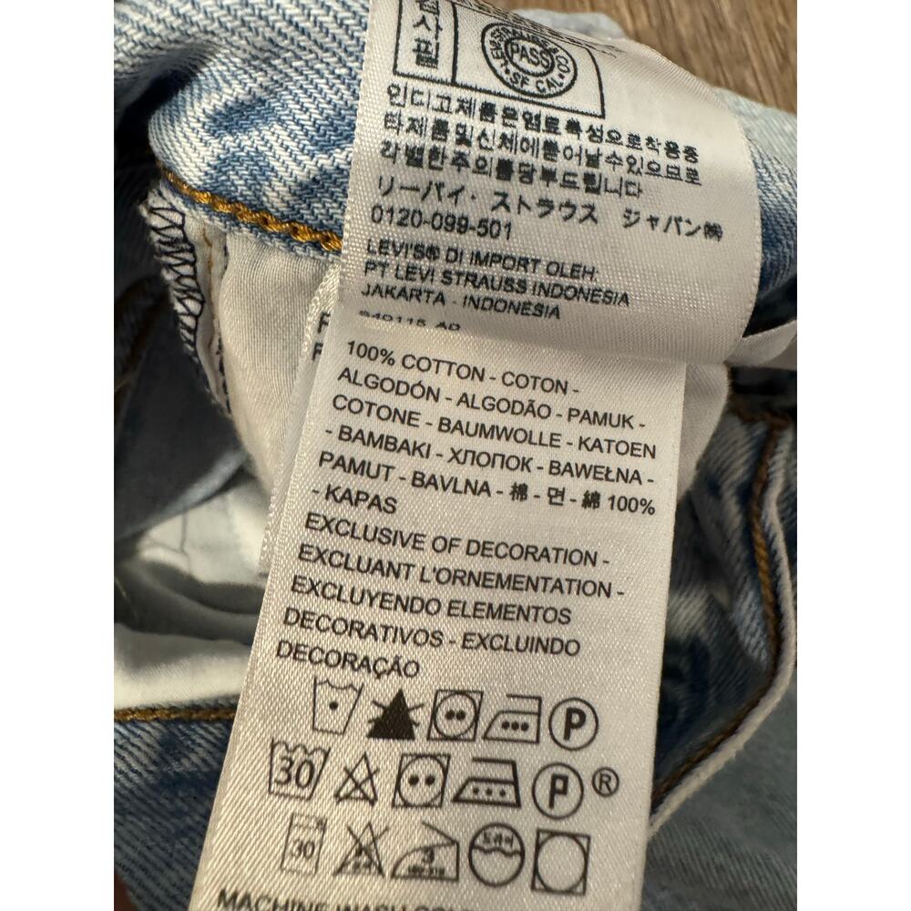 Levi's Premium Women's Ribcage Wide Leg Jean Size 28 - Picture 5 of 14